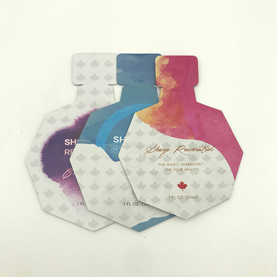 Sachet en matière plastique d'octogone de forme irrégulière avec les sacs commerciaux d'emballage alimentaire de la tirette VMCPP