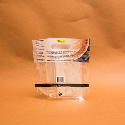 l'emballage sec de fruits et légumes de PA de 80mm met en sac OPP CPP avec la tirette