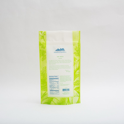 Sachets en plastique faits sur commande de granola de 24OZ Anahola pour l'emballage alimentaire de sachet en matière plastique de nourriture