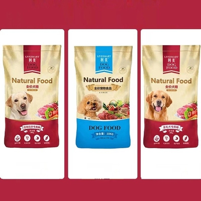 Haut sac d'emballage alimentaire d'animal familier de la barrière 5KG