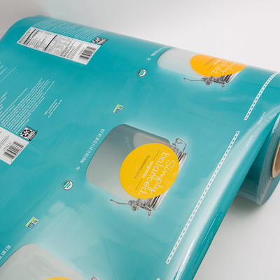 la peau facile de 100um 560mm a imprimé le PE de PA de film de Lidding 8 couleurs pour Tray Thermoforming de plastique