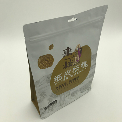 Gravnre imprimant la poche latérale de gousset des sacs 500g 1000g de fond plat avec la tirette