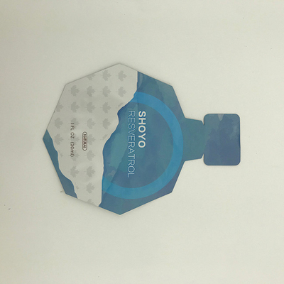 Sachet en matière plastique d'octogone de forme irrégulière avec les sacs commerciaux d'emballage alimentaire de la tirette VMCPP