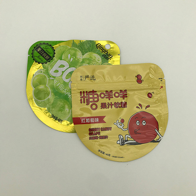 Fait sur commande étanche de CPP d'ANIMAL FAMILIER formé met en sac la serrure en plastique VMPET de fermeture éclair