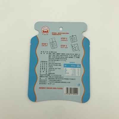 Fait sur commande d'écrous de VMPET formé met en sac la serrure en plastique de fermeture éclair met en sac avec l'OEM de logo