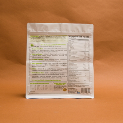 Poche latérale de sacs de fond plat de gousset de Vmpet 120mm 130 microns de Vegan nutritionnel