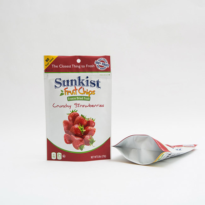 80mm que la matte OPV se tiennent vers le haut de la poche de serrure de fermeture éclair ont imprimé le sac sec en plastique d'emballage du fruit 0.8oz