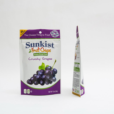 le fruit 1.2oz ébrèche le conditionnement en plastique rescellable de poche de sac de tirette de support de VMPET