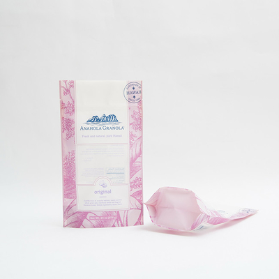 l'emballage alimentaire de la granola 24oz met en sac la poche en plastique de serrure de fermeture éclair d'emballage de 6 couleurs