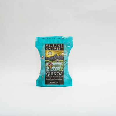 le quinoa de 10oz PET12 sème des sacs d'emballage alimentaire avec l'impression claire de gravure de fenêtre