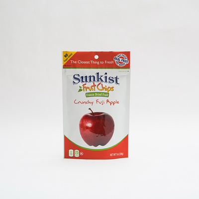 1OZ Apple sec Chips Stand Up Pouch Bag avec l'emballage fait sur commande de sac de fermeture éclair de serrure de fermeture éclair