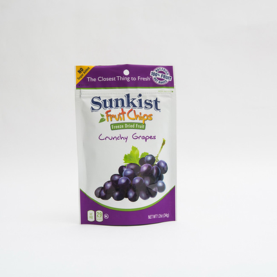 le fruit 1.2oz ébrèche le conditionnement en plastique rescellable de poche de sac de tirette de support de VMPET