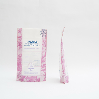 l'emballage alimentaire de la granola 24oz met en sac la poche en plastique de serrure de fermeture éclair d'emballage de 6 couleurs