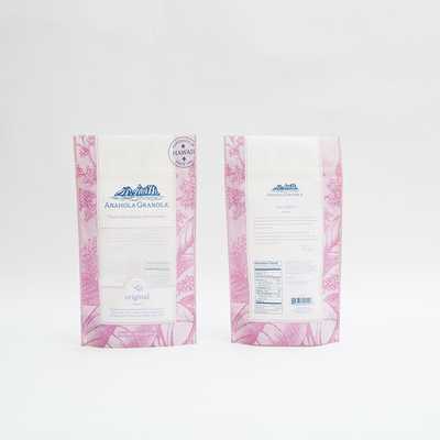 l'emballage alimentaire de la granola 24oz met en sac la poche en plastique de serrure de fermeture éclair d'emballage de 6 couleurs