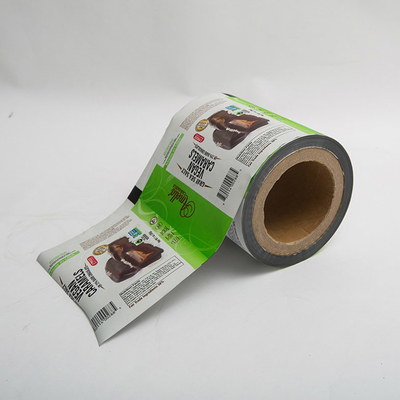 250mm 1.8oz PE Emballage Alimentaire En Plastique Imprimé Rouleau De Film D'emballage Laminé