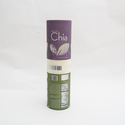 8.5oz Chia Seeds Printed Shrink Wrap empaquetant l'emballage alimentaire antimicrobien flexible de films