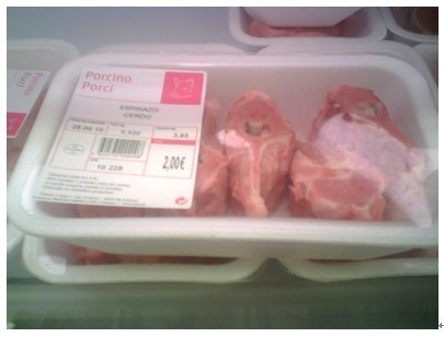 film opaque d'enveloppe de bout droit de PE d'emballage de film de couvercle de 550um 562mm pour la viande fraîche