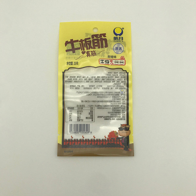 poche latérale du joint de Rib Food Packaging Bags CPP du boeuf 30g trois transparents