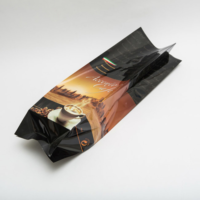 L'emballage de café de 1KG 90mm met en sac la catégorie comestible pré imprimée de poches de support