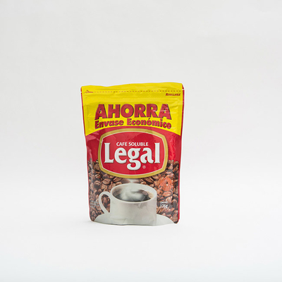 l'emballage du café 175g met en sac fait sur commande de tirette imprimé se tiennent vers le haut des poches pour des grains de café