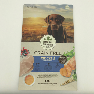 sac d'emballage alimentaire d'animal familier de 2.5kg PE90